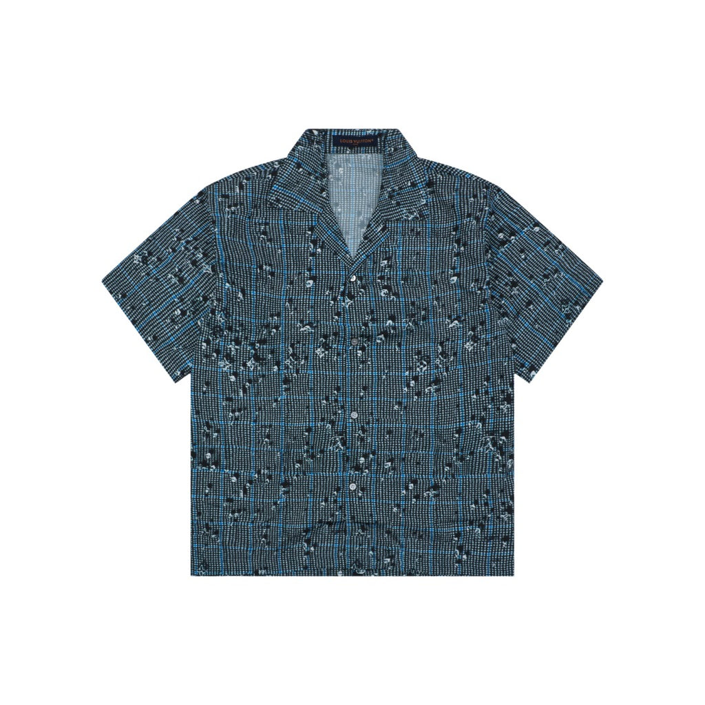 Louis Vuitton Waterdrop Optical Illusion Print Short Sleeve Shirt