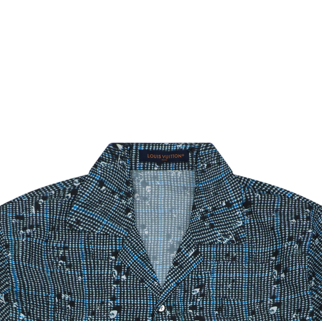 Louis Vuitton Waterdrop Optical Illusion Print Short Sleeve Shirt