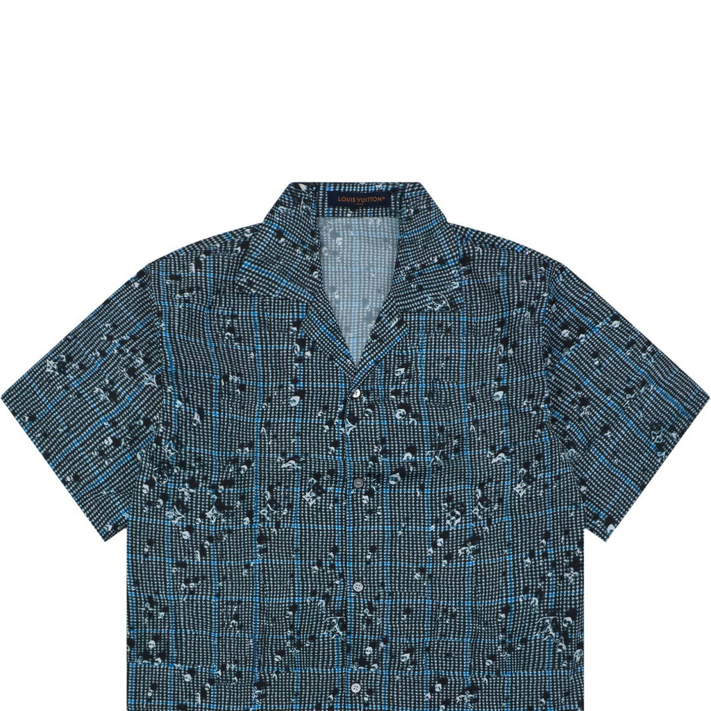 Louis Vuitton Waterdrop Optical Illusion Print Short Sleeve Shirt