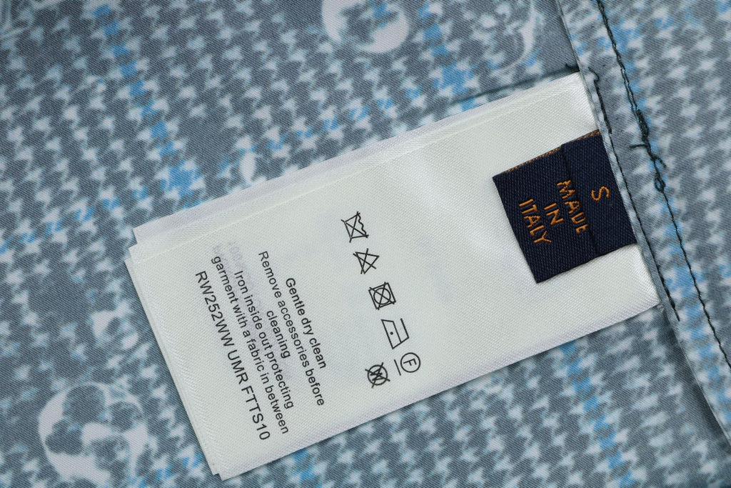 Louis Vuitton Waterdrop Optical Illusion Print Short Sleeve Shirt