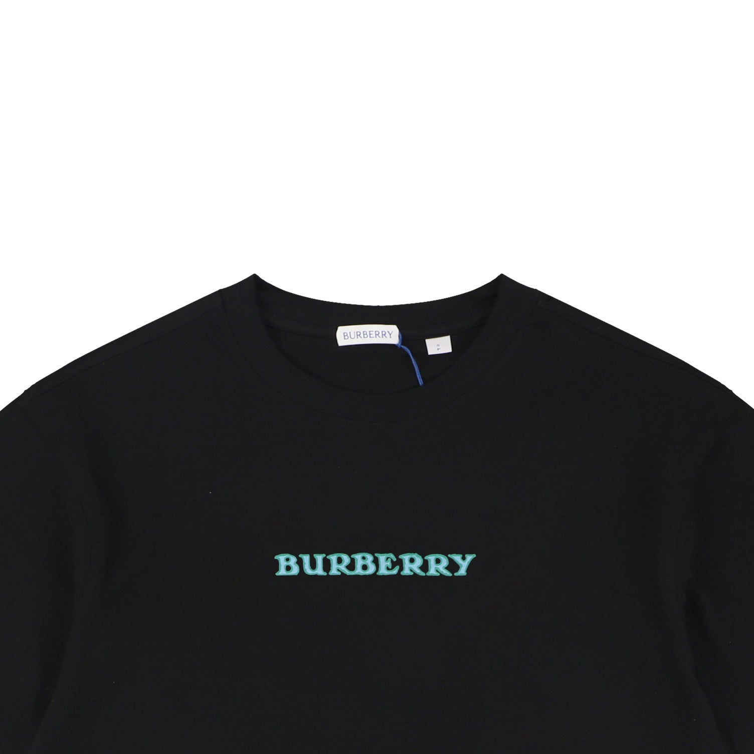 Burberry Equestrian Knight Print Short Sleeve T-Shirt Black
