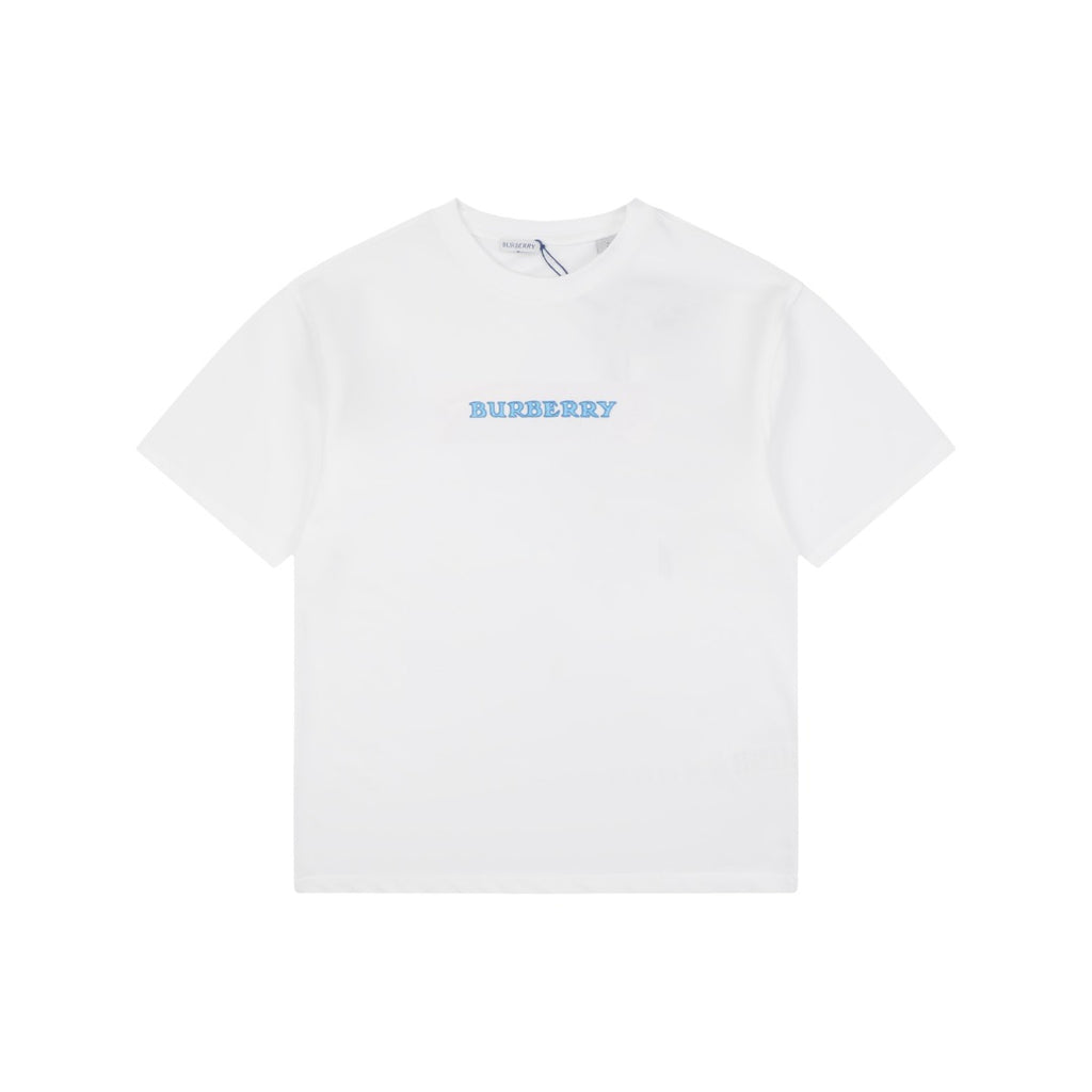 Burberry Equestrian Knight Print Short Sleeve T-Shirt White