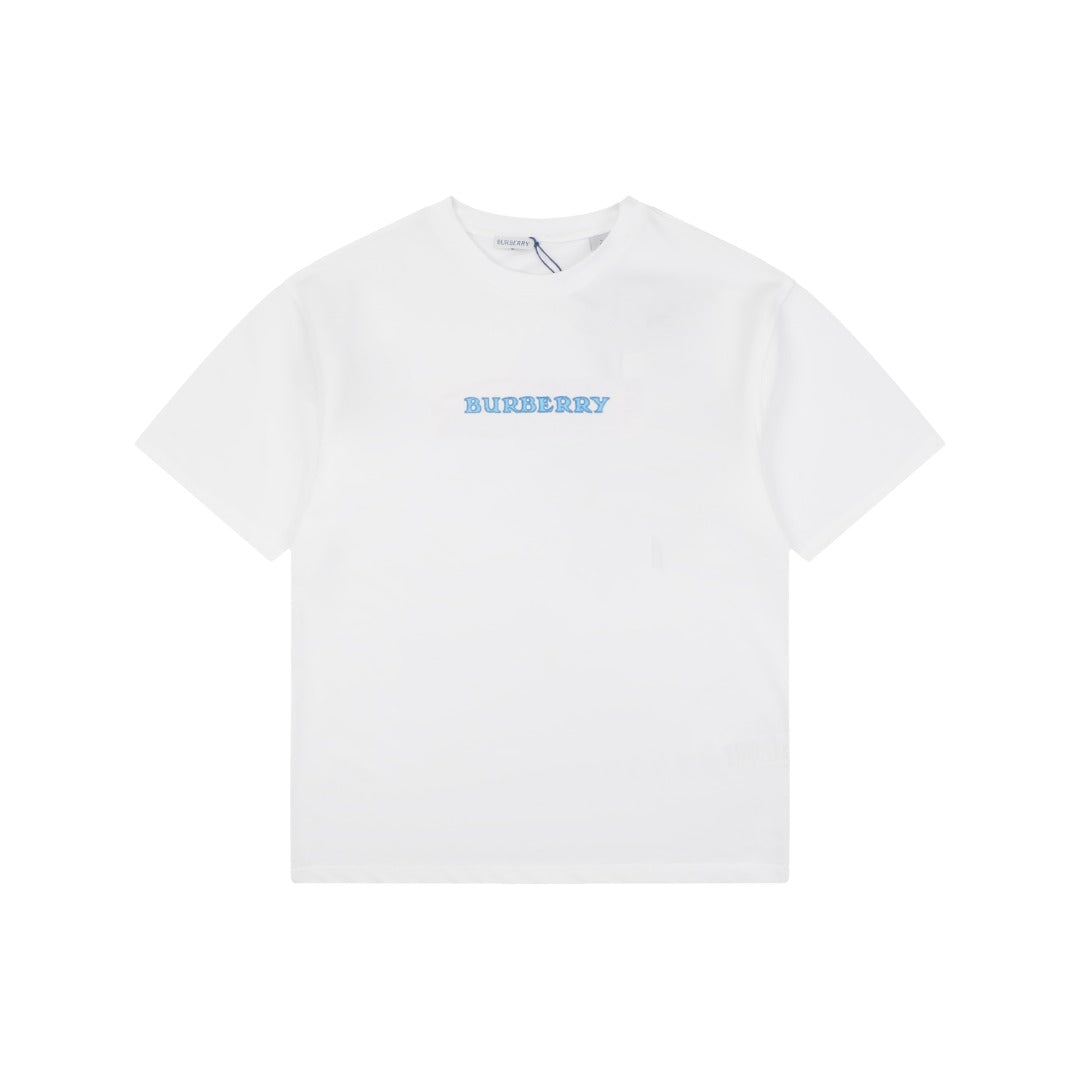 Burberry Equestrian Knight Print Short Sleeve T-Shirt White