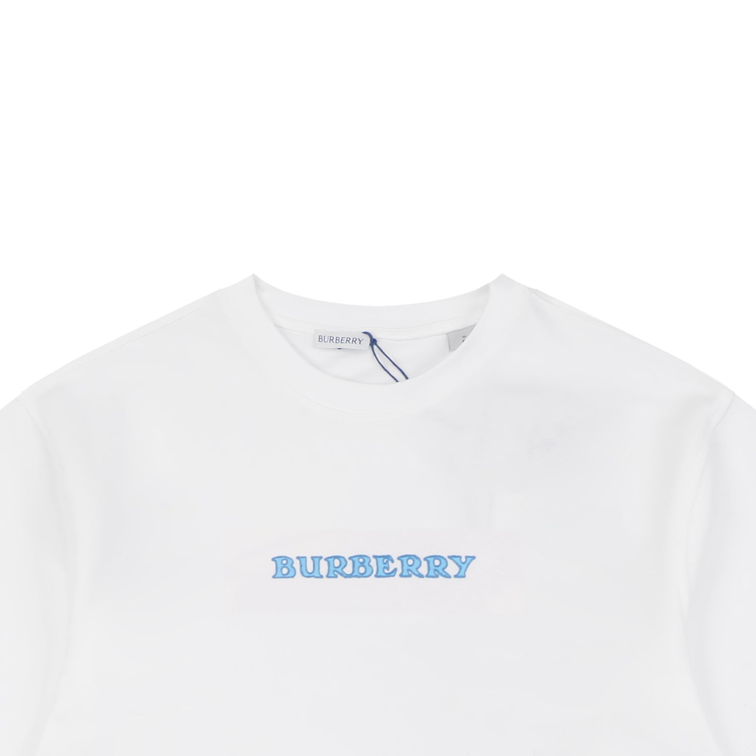 Burberry Equestrian Knight Print Short Sleeve T-Shirt White