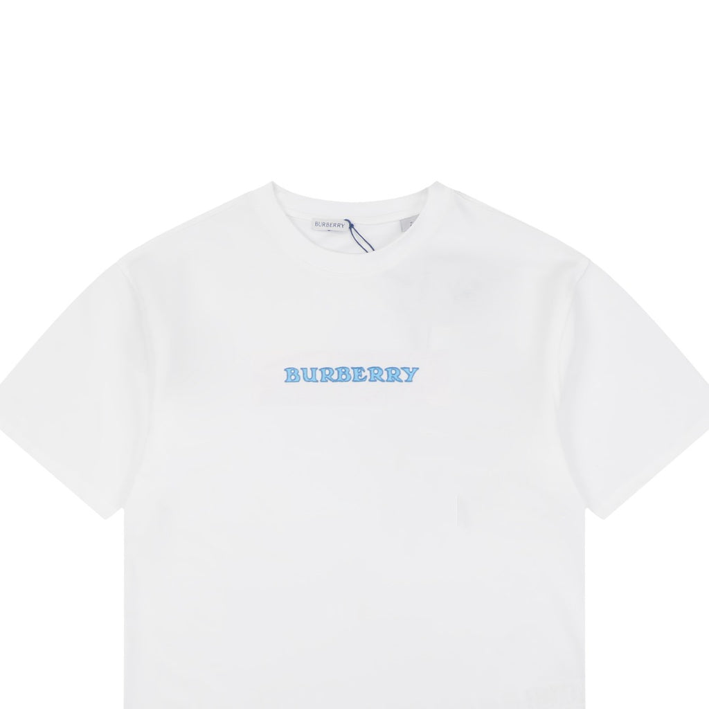 Burberry Equestrian Knight Print Short Sleeve T-Shirt White
