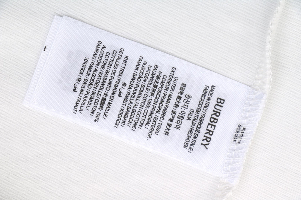 Burberry Equestrian Knight Print Short Sleeve T-Shirt White