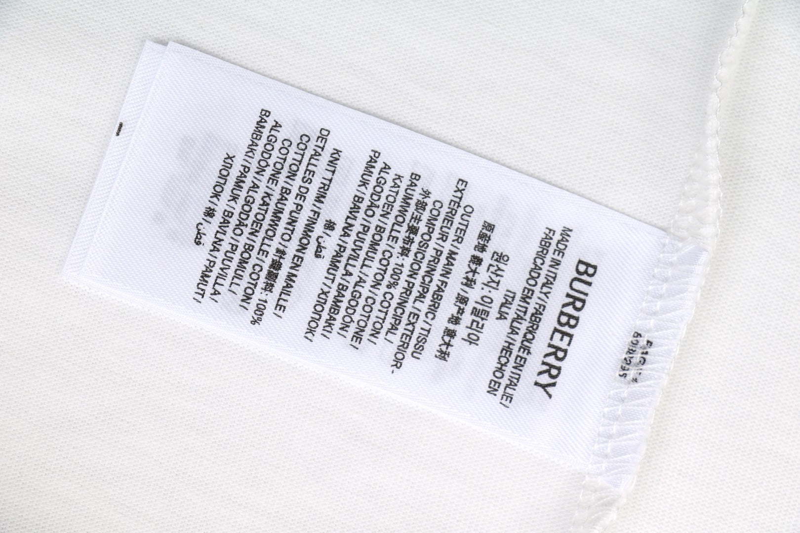 Burberry Equestrian Knight Print Short Sleeve T-Shirt White