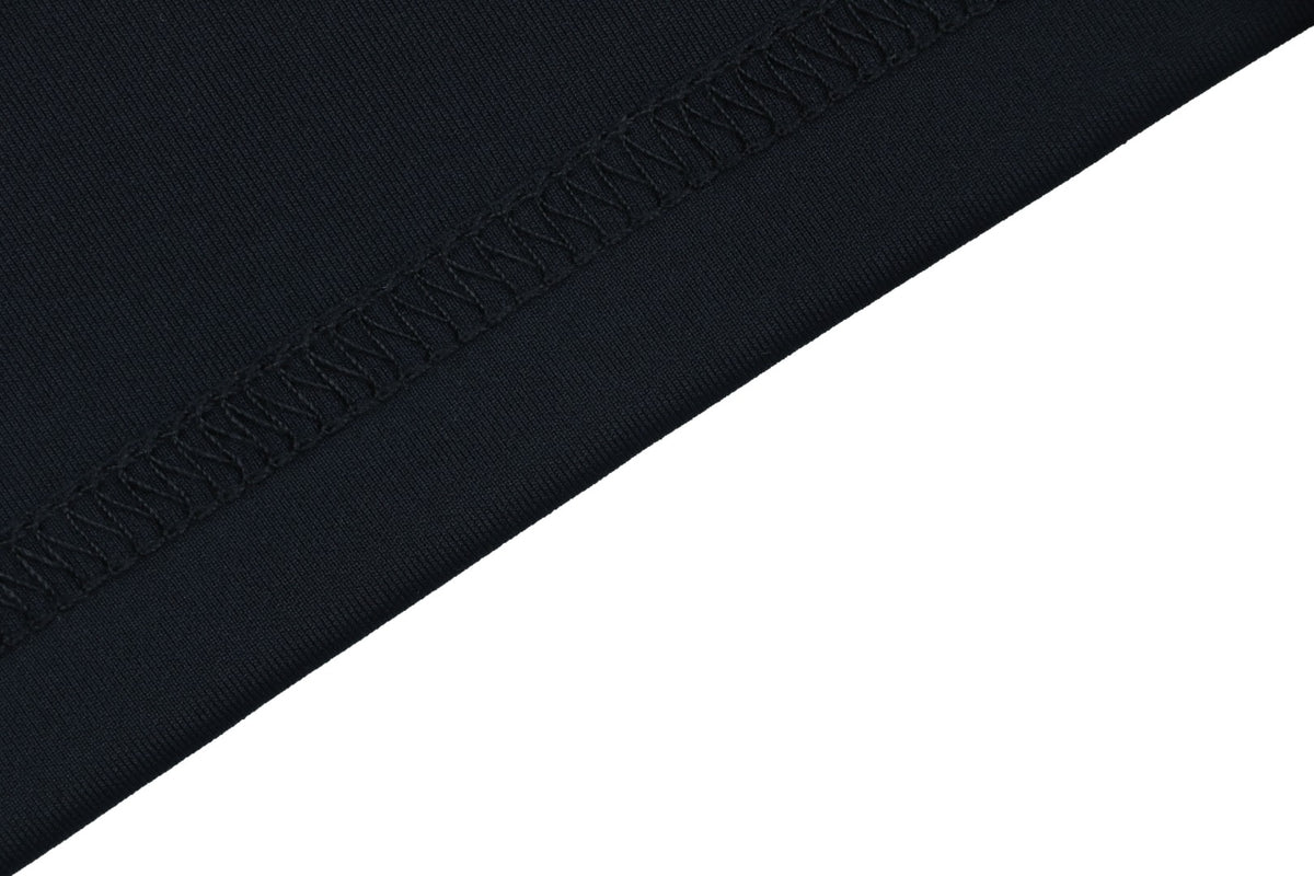 Balenciaga Side Stripe Reflective Logo Quick-Dry Short Sleeve T-Shirt Black