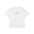 Off-White c/o Virgil Abloh Maple Leaf Floral Arrow Embroidered Short Sleeve T-Shirt White