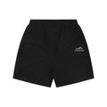 Balenciaga Reflective Logo Small Script Shorts Black