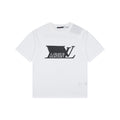 Louis Vuitton LV Monogram Carbon Fiber Graphic Short Sleeve T-Shirt White