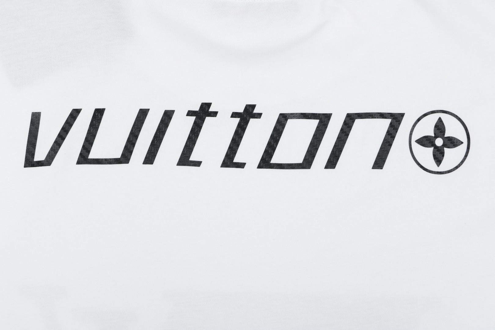 Louis Vuitton LV Monogram Carbon Fiber Graphic Short Sleeve T-Shirt White