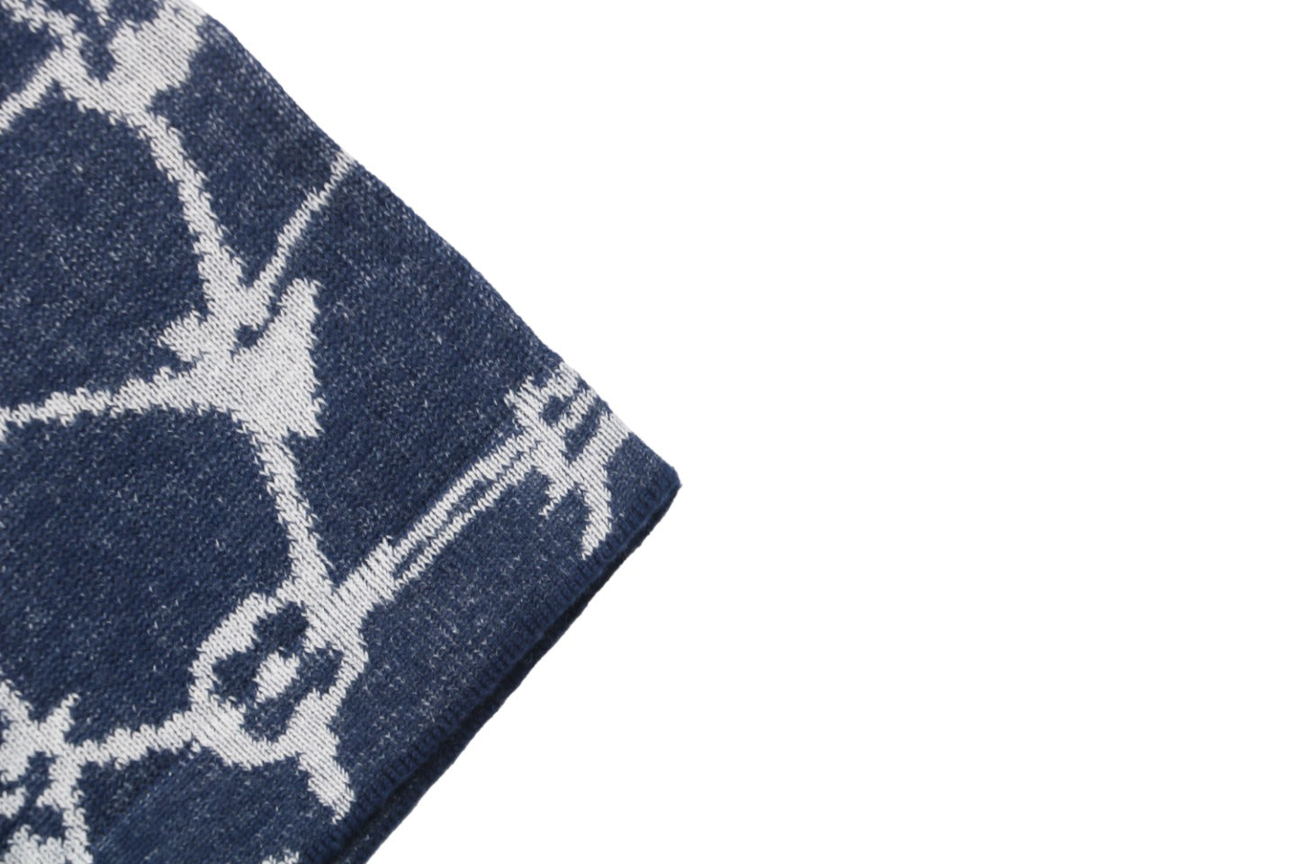 Louis Vuitton 24SS LV Monogram Net Jacquard Short Sleeve T-Shirt Navy