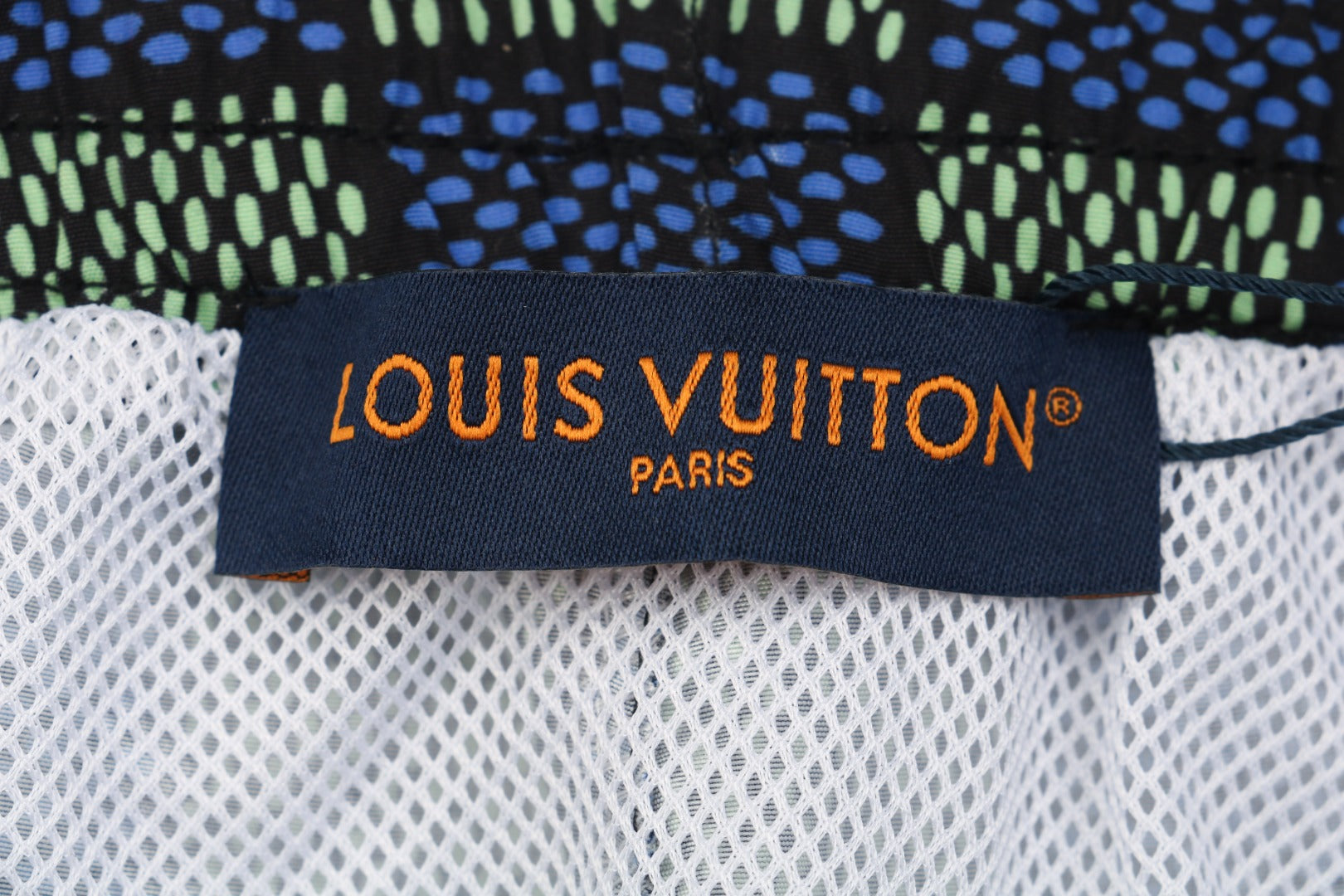Louis Vuitton 25SS LV Damier Checkerboard Monogram Shorts Blue Purple