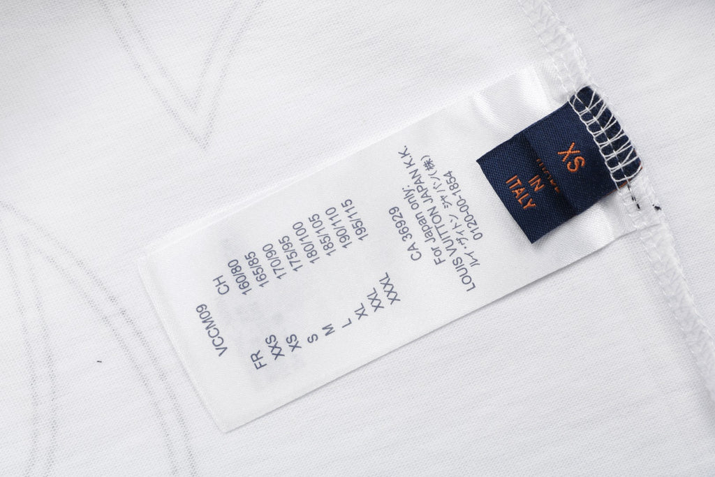 Louis Vuitton Monogram Sketch Line Art Allover Print Short Sleeve Tee