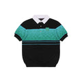 Louis Vuitton 25SS Gradient Colorblock Monogram Jacquard Polo Short Sleeve