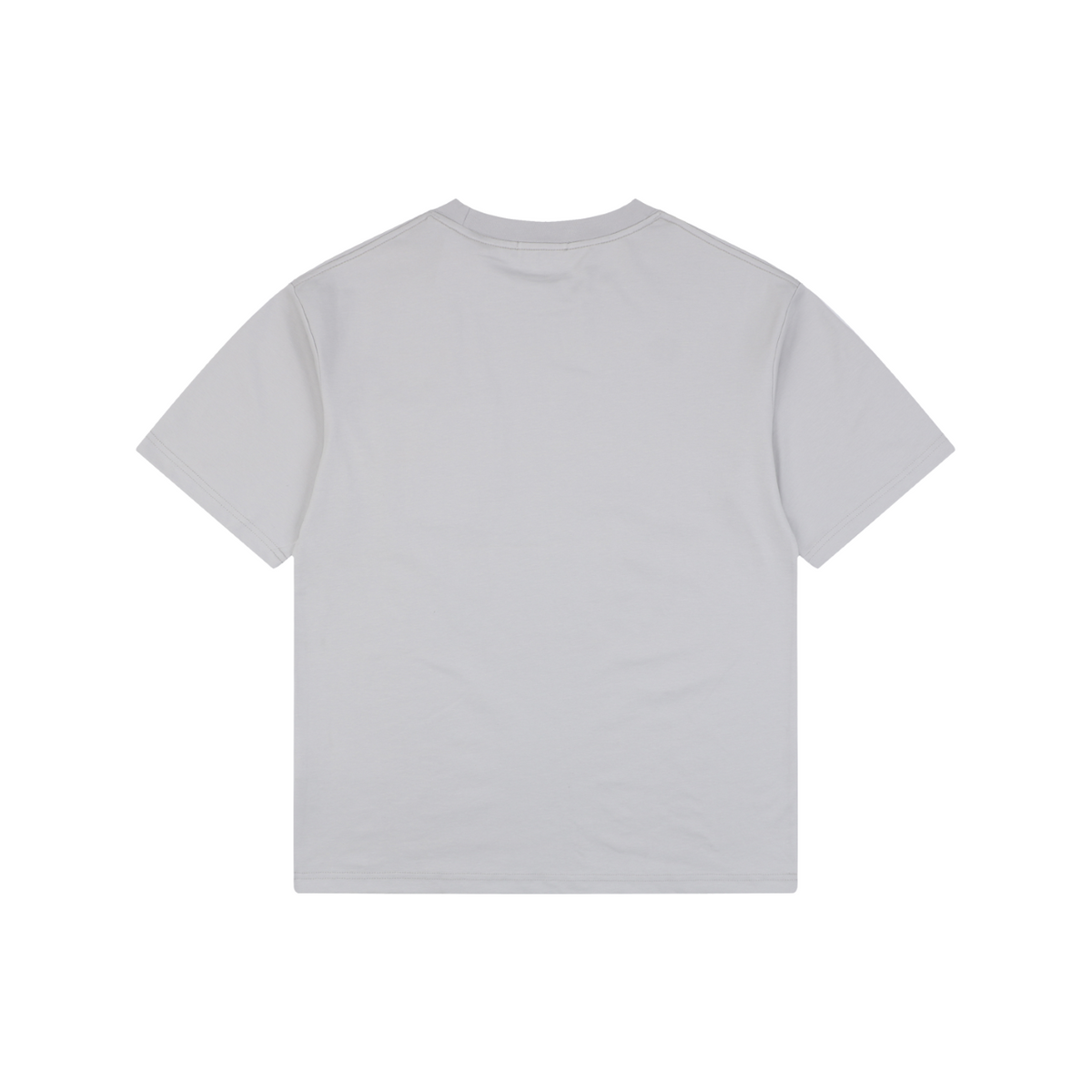 Loewe Anagram Pocket Colorblock Floral Logo Embroidered Short Sleeve Tee — Light Grey