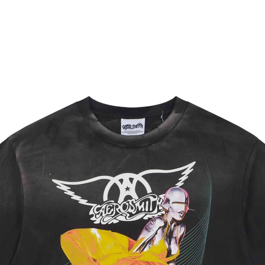 Saint Michael Yellow Dress Mechanical Monroe Graphic Short Sleeve Tee