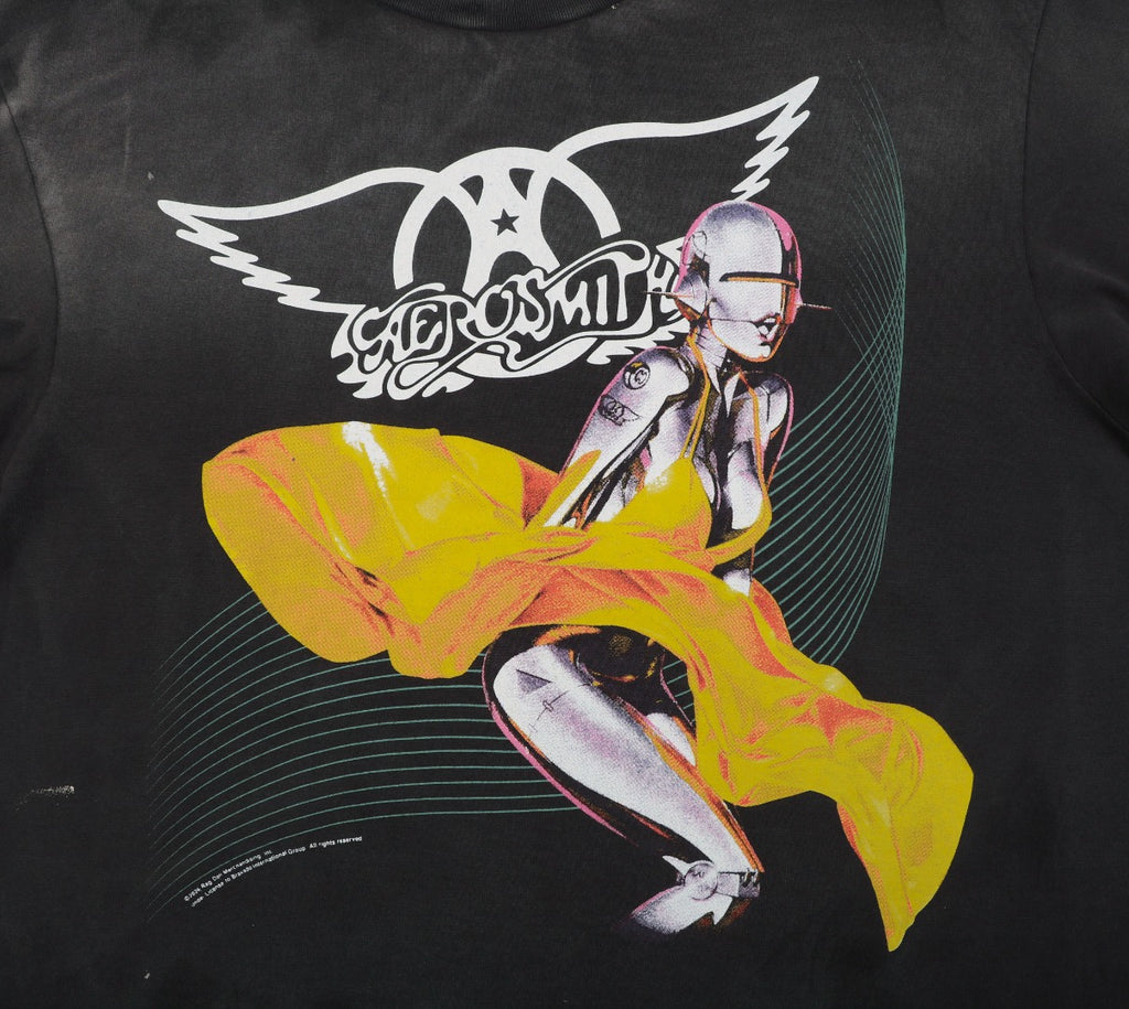 Saint Michael Yellow Dress Mechanical Monroe Graphic Short Sleeve Tee