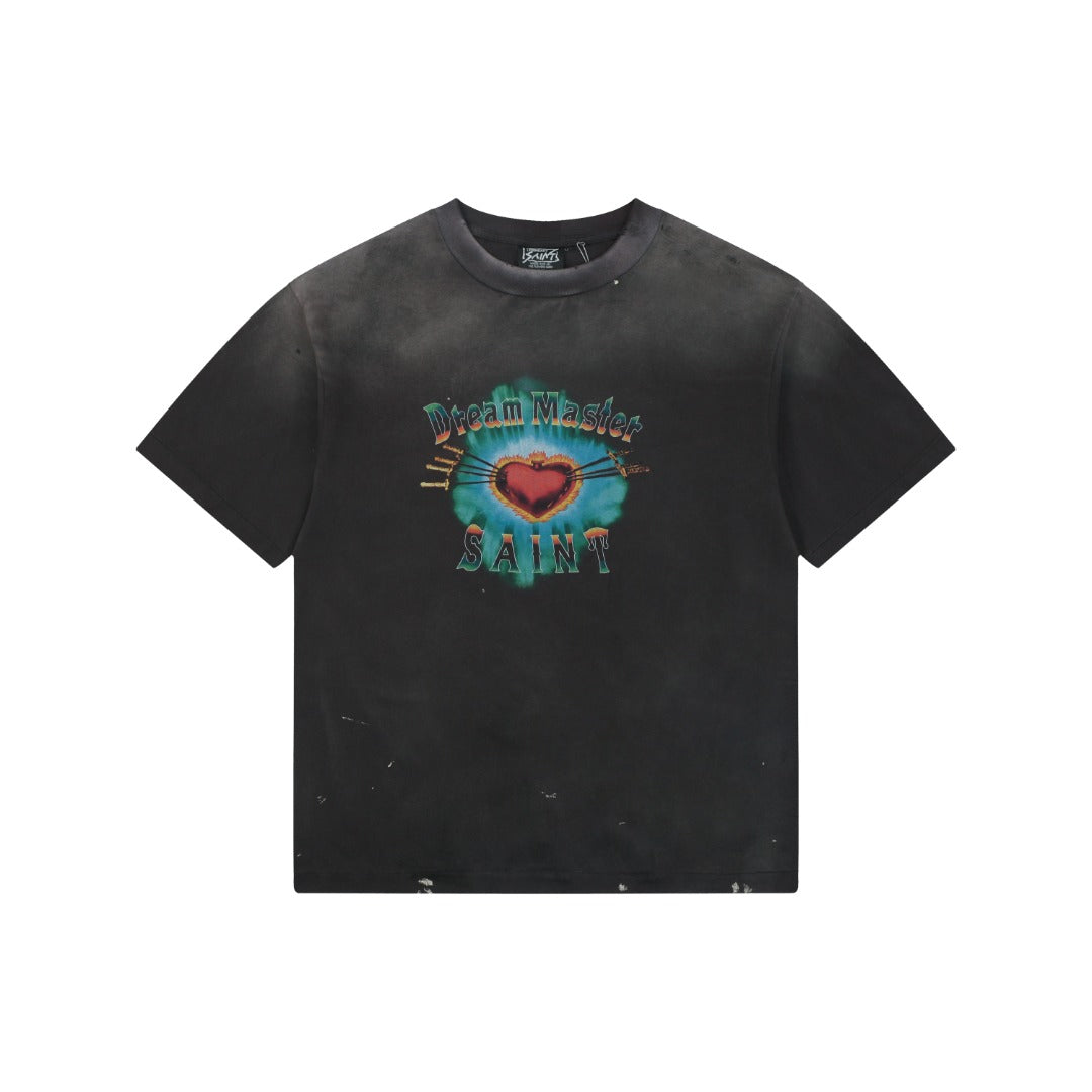 Saint Michael Dream Master Sacred Heart Arrow Graphic Short Sleeve Tee