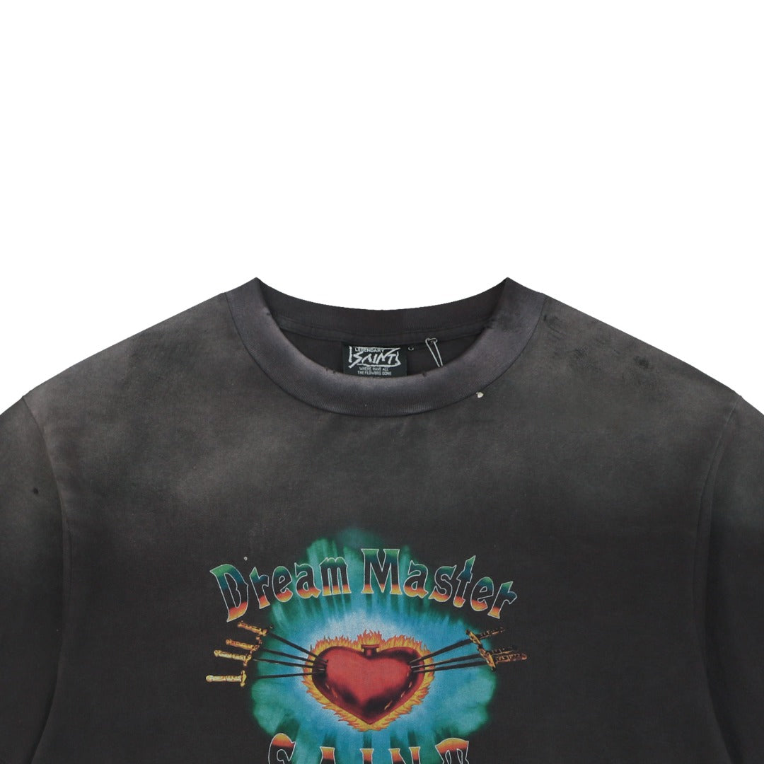 Saint Michael Dream Master Sacred Heart Arrow Graphic Short Sleeve Tee