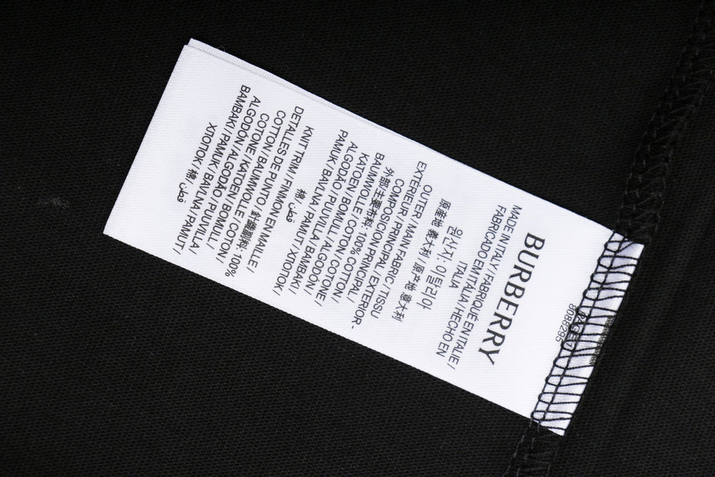 Burberry Inverted Triangle Gradient Equestrian Knight Graphic Short Sleeve Tee