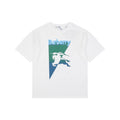 Burberry Inverted Triangle Gradient Equestrian Knight Graphic Short Sleeve Tee White