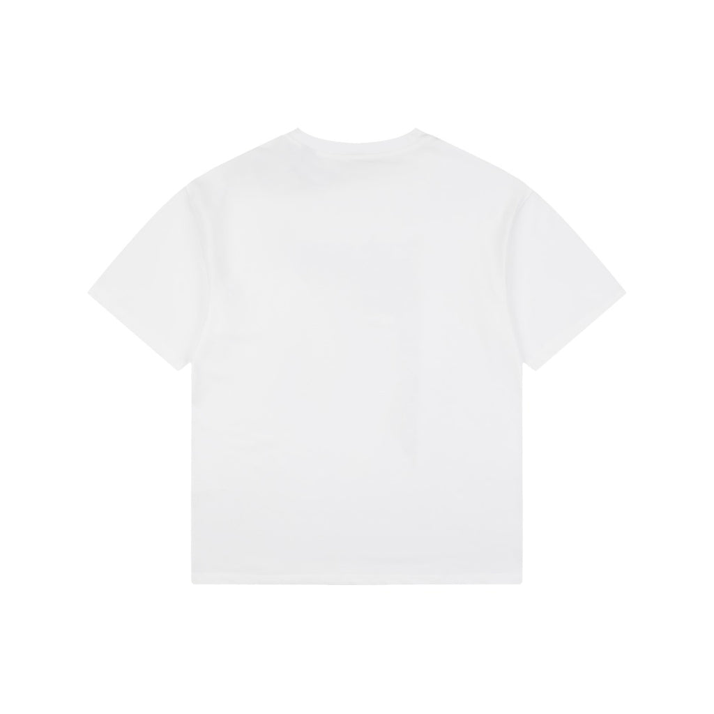 Burberry Inverted Triangle Gradient Equestrian Knight Graphic Short Sleeve Tee White