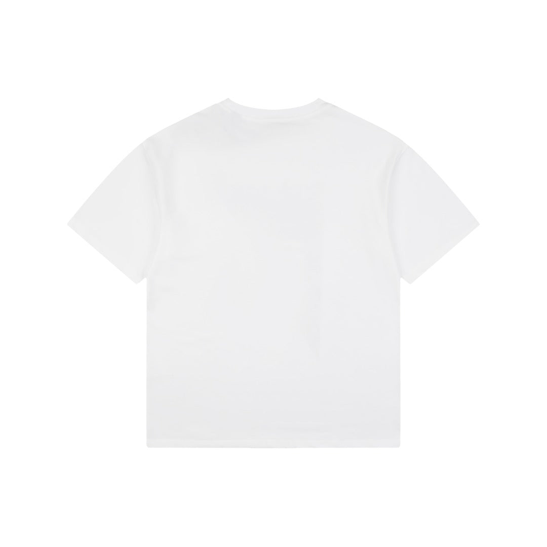 Burberry Inverted Triangle Gradient Equestrian Knight Graphic Short Sleeve Tee White