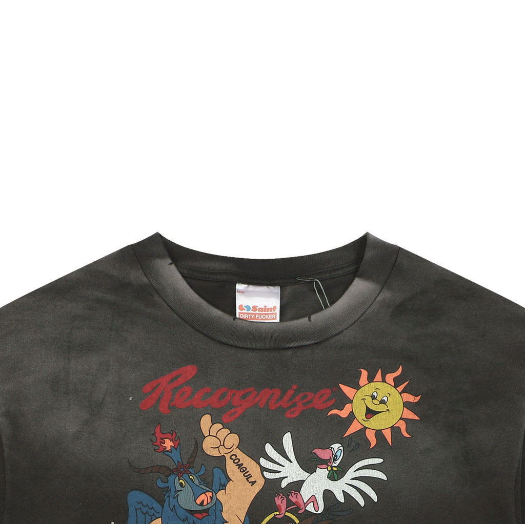 Saint Michael The Almighty Saint Cartoon Spirits Graphic Short Sleeve Tee