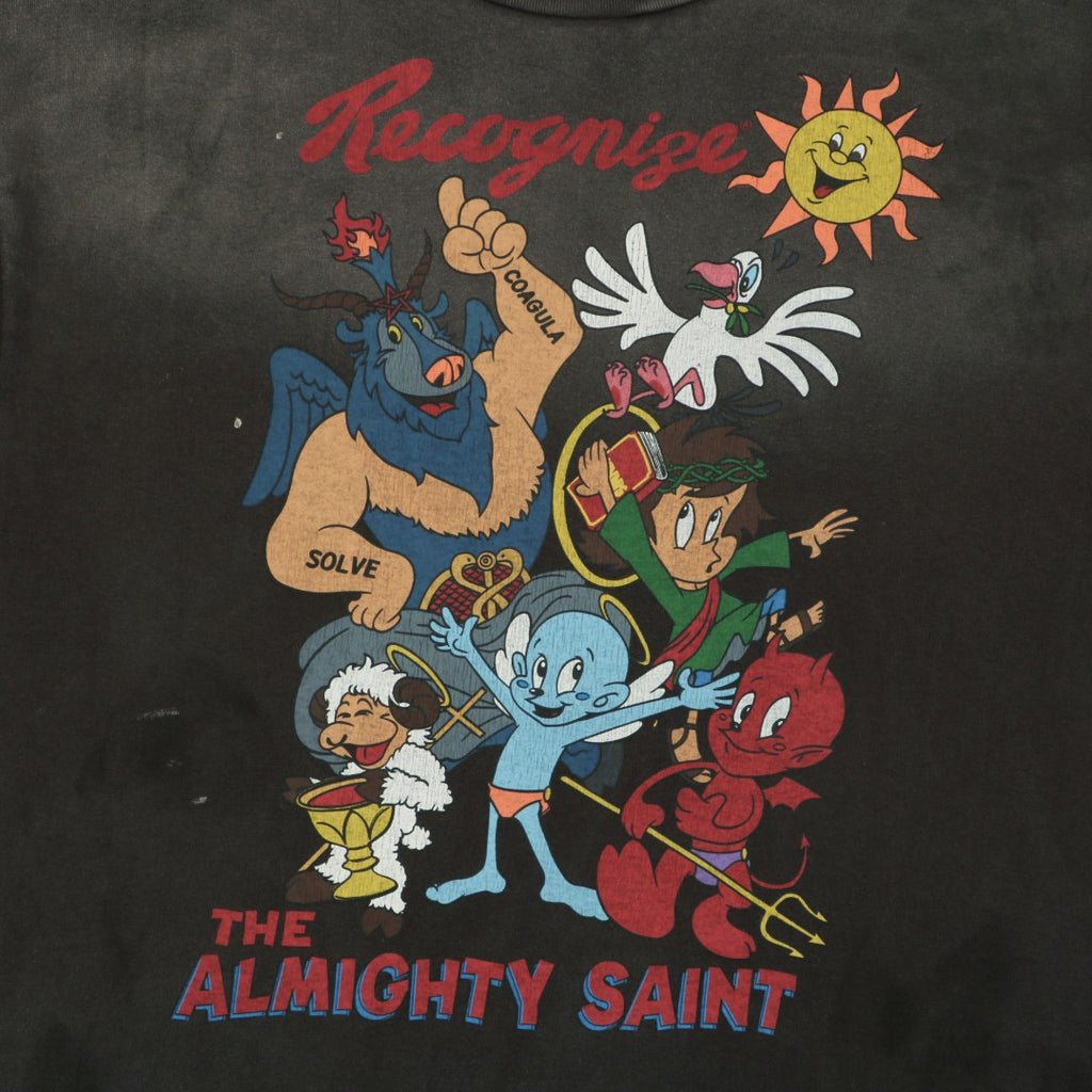 Saint Michael The Almighty Saint Cartoon Spirits Graphic Short Sleeve Tee