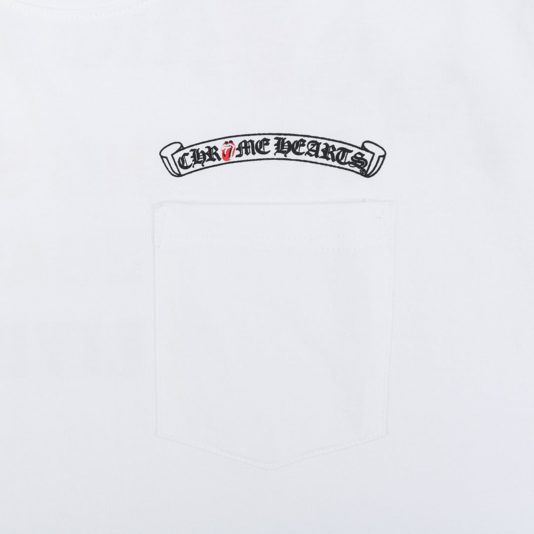 Chrome Hearts x Rolling Stones Las Vegas 2024 Live Graphic Short Sleeve Tee