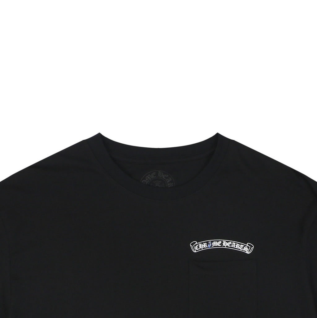 Chrome Hearts x Rolling Stones Las Vegas 2024 Live Graphic Short Sleeve Tee Black