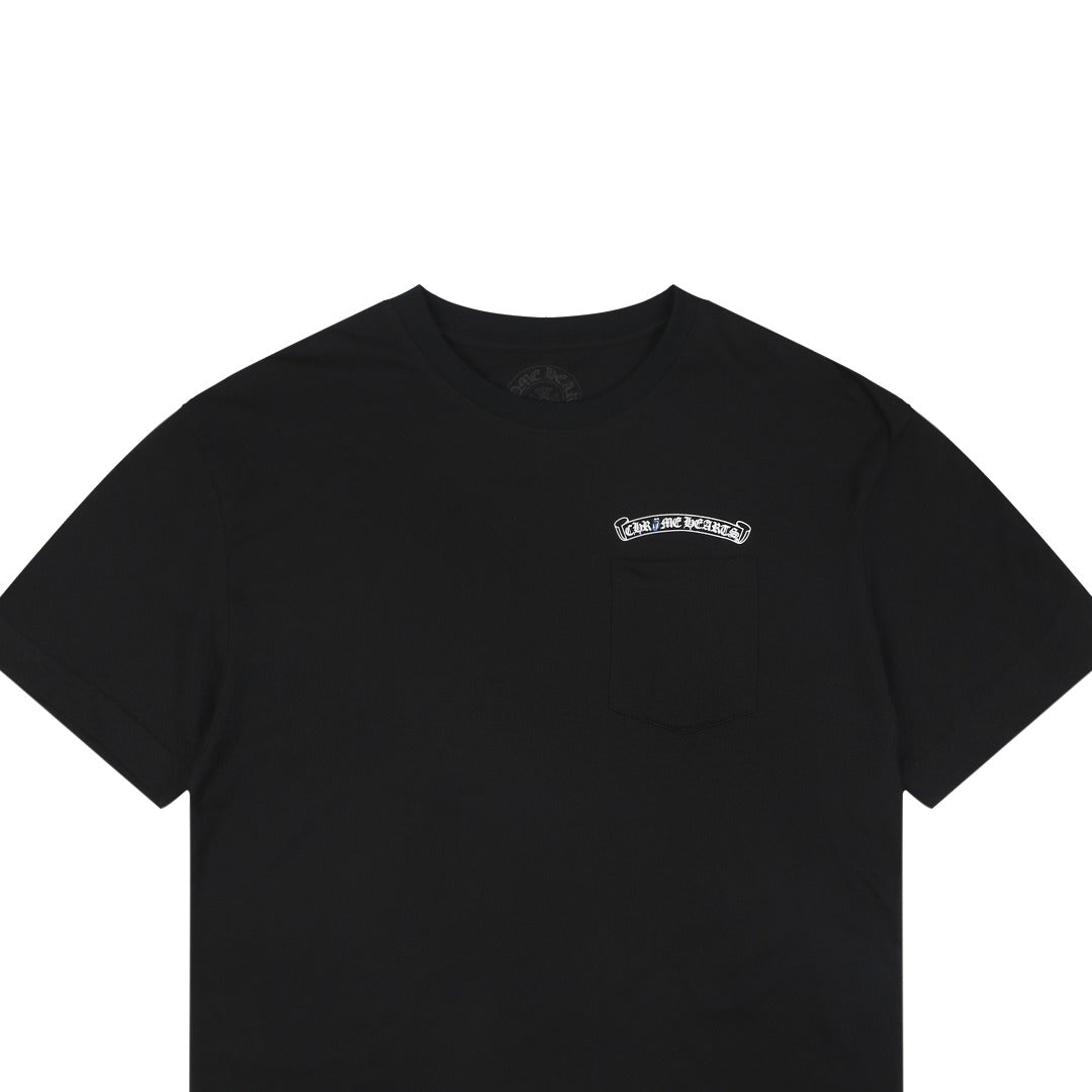 Chrome Hearts x Rolling Stones Las Vegas 2024 Live Graphic Short Sleeve Tee Black