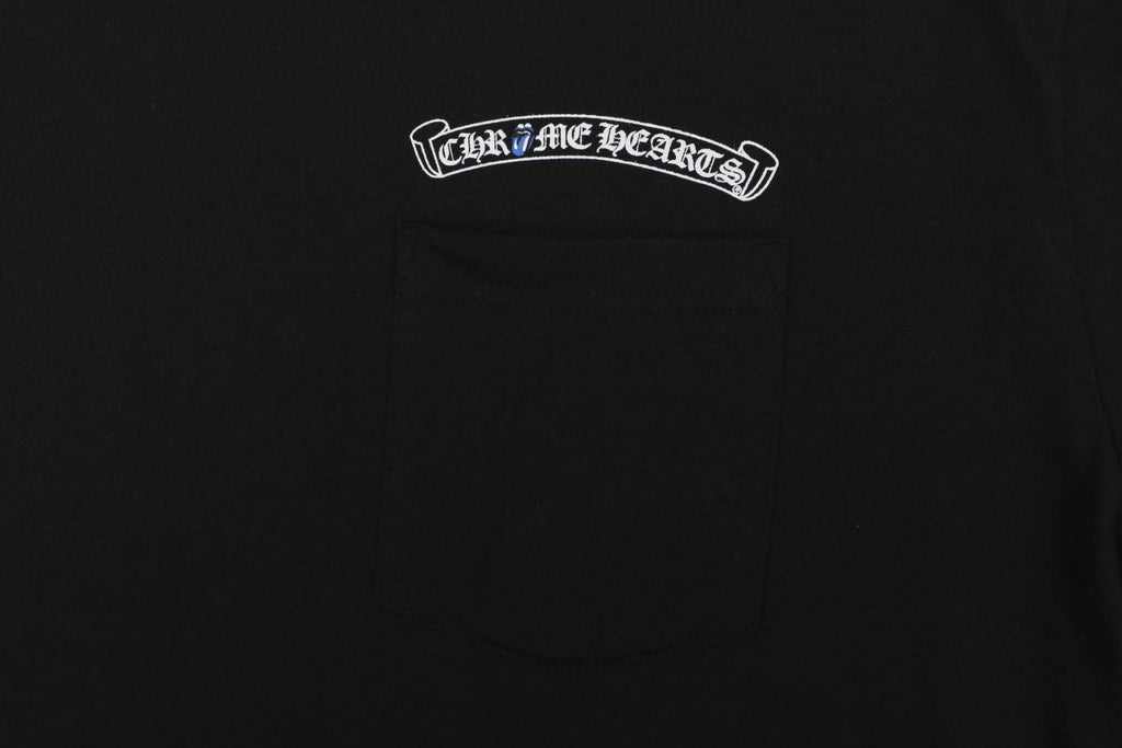 Chrome Hearts x Rolling Stones Las Vegas 2024 Live Graphic Short Sleeve Tee Black