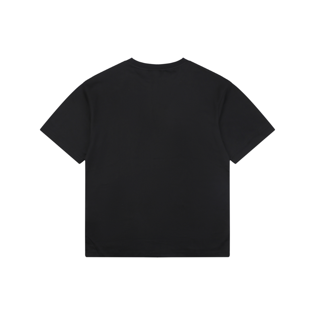 Gucci Laurel Wreath Knight Crest Logo Graphic Short Sleeve Tee Black
