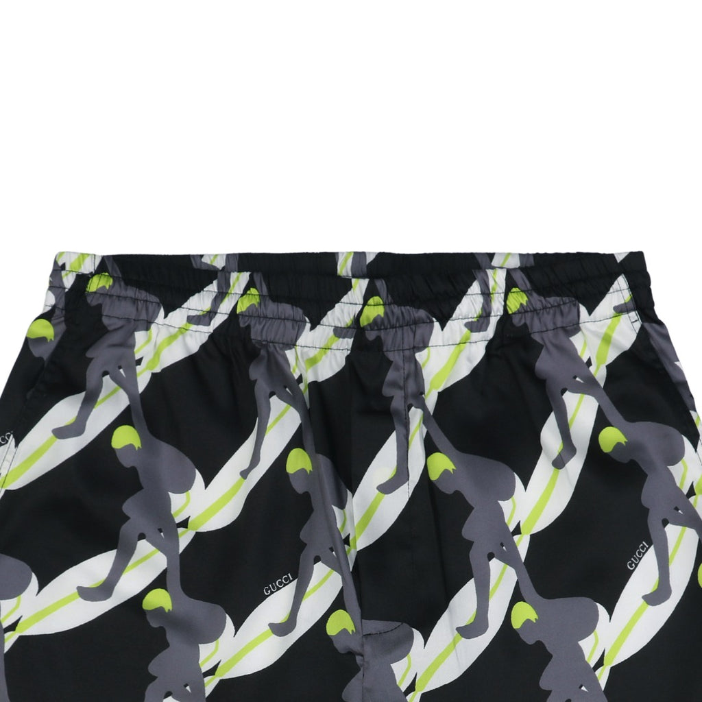 Gucci 25SS Surfer Allover Print Elastic Waist Shorts