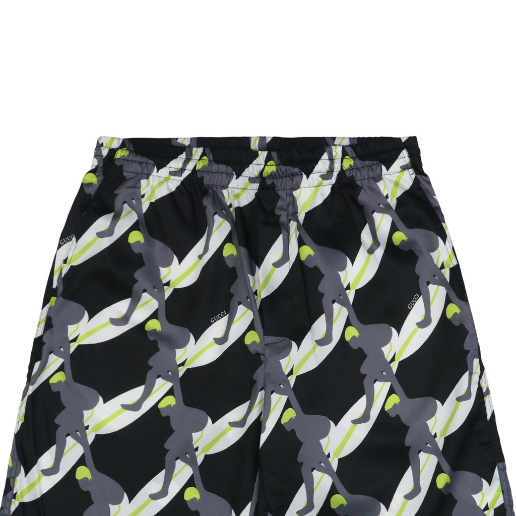Gucci 25SS Surfer Allover Print Elastic Waist Shorts