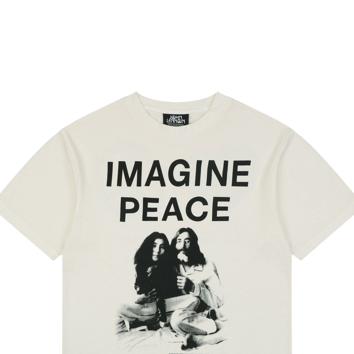 Saint Michael Imagine Peace Bed-In Anti-War Manifesto Graphic Short Sleeve Tee