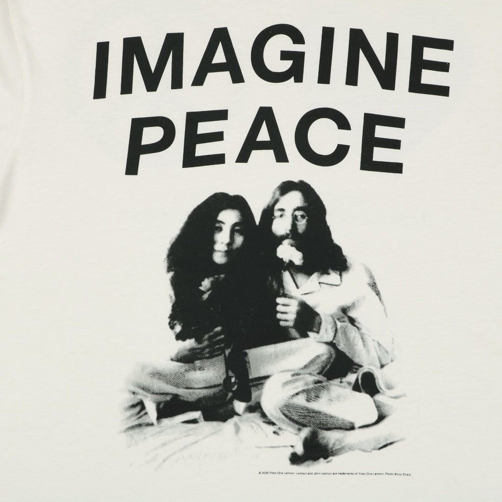 Saint Michael Imagine Peace Bed-In Anti-War Manifesto Graphic Short Sleeve Tee