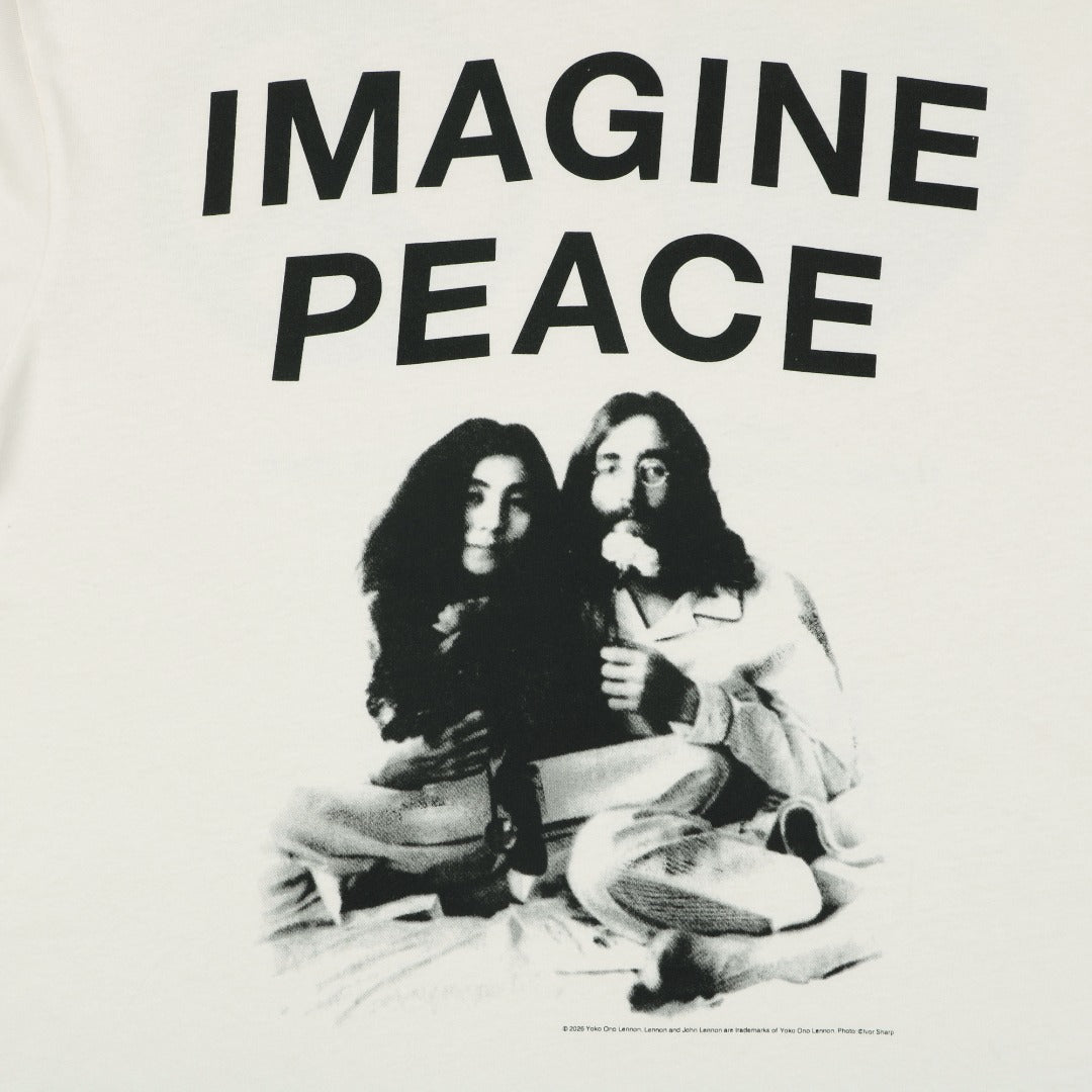 Saint Michael Imagine Peace Bed-In Anti-War Manifesto Graphic Short Sleeve Tee