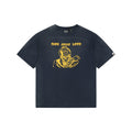Saint Michael Fade Away Love Ape Demon Graphic Short Sleeve Tee Navy