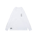 Chrome Hearts Large Floral Cross Graphic Long Sleeve Tee White