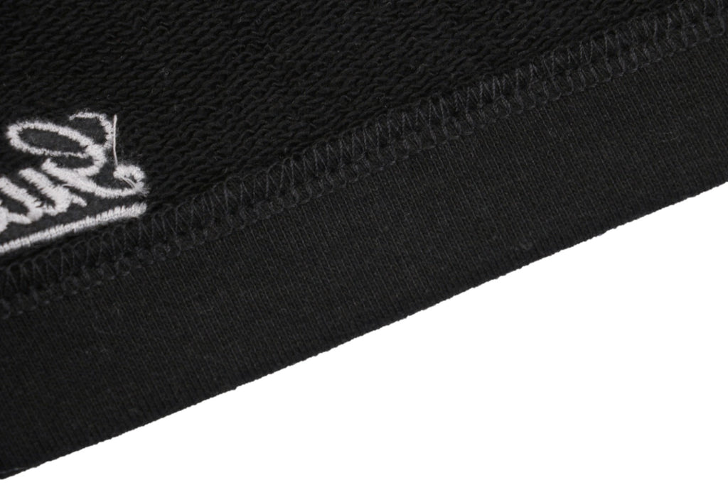 Gucci 24SS Allover Signature Script Logo Embroidered Elastic Waist Shorts Black
