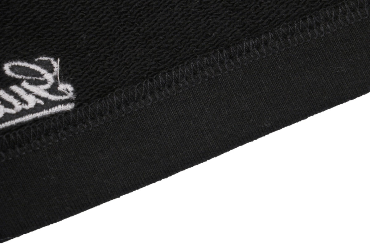 Gucci 24SS Allover Signature Script Logo Embroidered Elastic Waist Shorts Black
