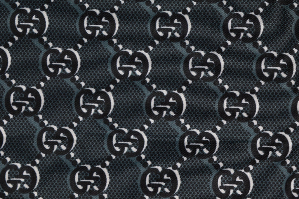 Gucci 25SS Lido Allover GG Monogram Print Elastic Waist Shorts Navy