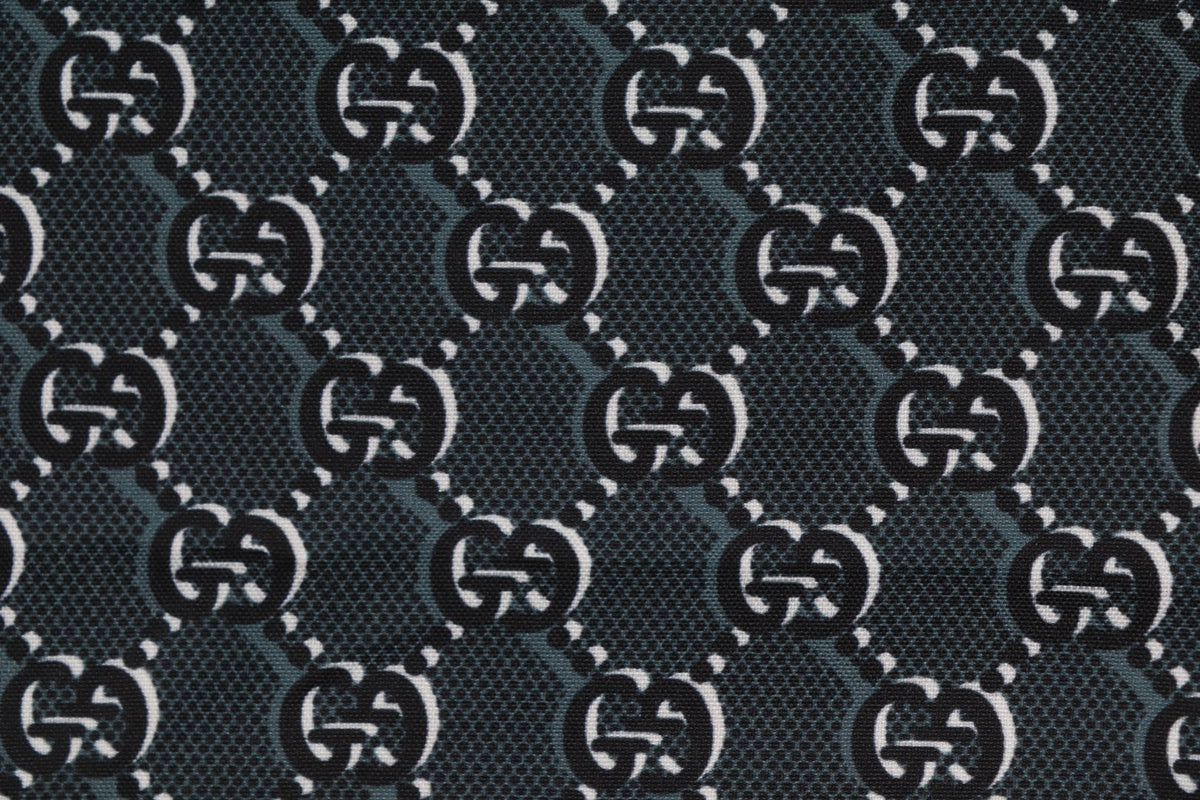 Gucci 25SS Lido Allover GG Monogram Print Elastic Waist Shorts Navy