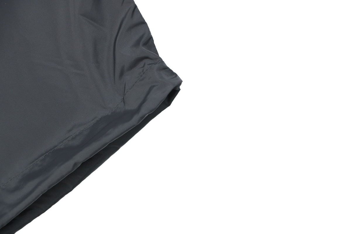Prada Triangle Logo Dual Pocket Nylon Short Sleeve Shirt Slate Grey