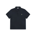 Celine Arc de Triomphe Logo Embroidered Polo Short Sleeve Shirt Black