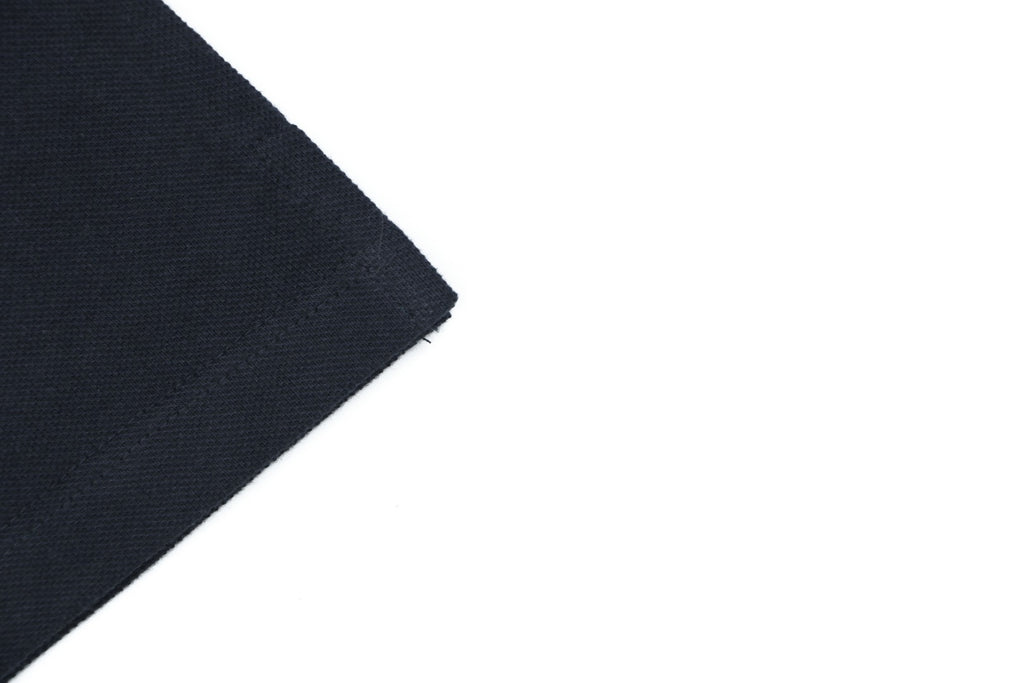 Celine Arc de Triomphe Logo Embroidered Polo Short Sleeve Shirt Black